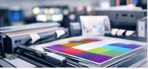 Printed color proofs on production equipment